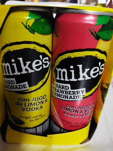 Cerveza Mike sispak por 4 unid 355 ml