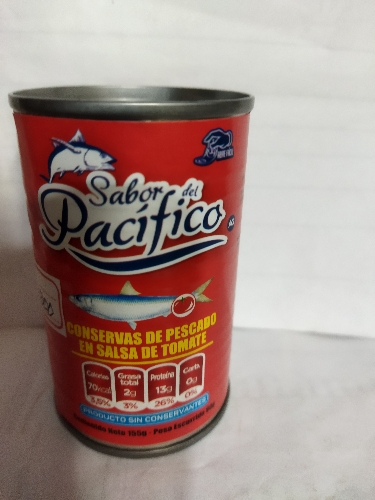 Sardina sabor del pacífico en sal Tom 155g