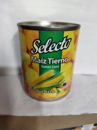 Maíz tierno selecto 241 gr