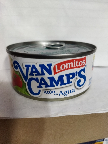 Atún van camps lomitos en agua 160 gr
