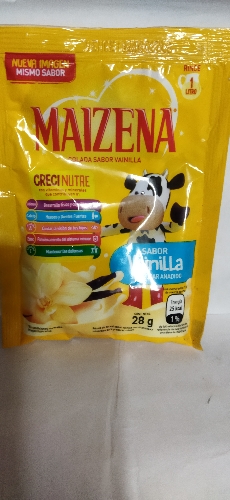 Colada Maizena sabor vainilla sobre 28 gr
