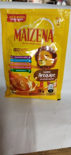 Colada Maizena Arequipa sobre 28 gr