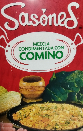 Comino sasoned sobre 50 sobres