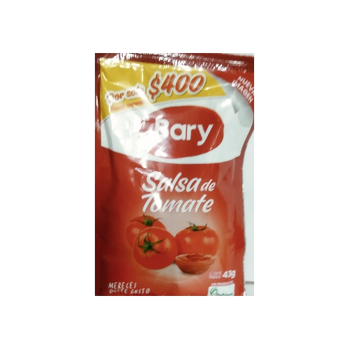 Salsa tomate bary sobre 43 gr
