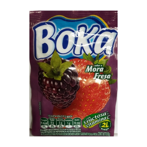 Boka sabor Mora fresa 18 gr