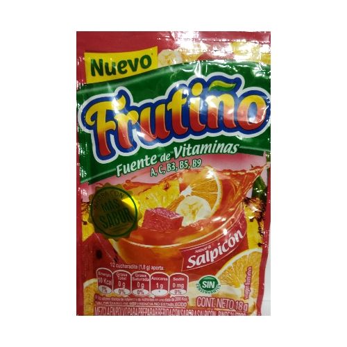 Frutiño sabor a salpicón 18 gr
