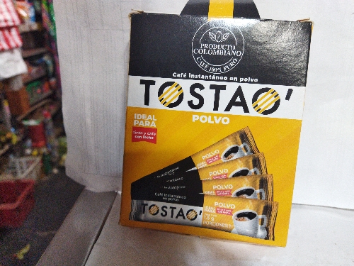 Café tostao polvo 1.5 por 25 uni