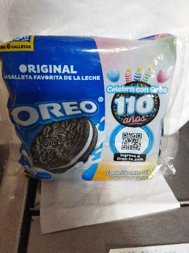 Galleta oreo original por 6 paquete