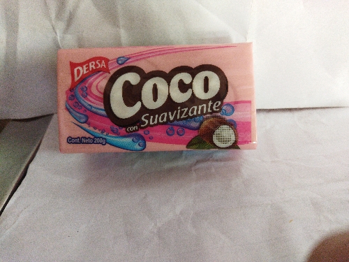 Jabón coco con suavizante dersa