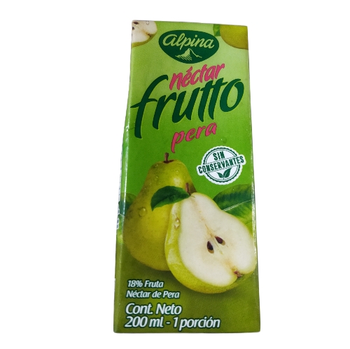 Jugó frutto nectar pera 200ml