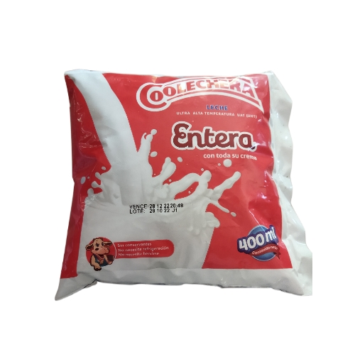 Leche coolechera entera 400 ml