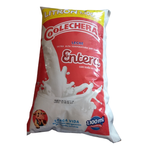 Leche coolechera 1100 ml entera