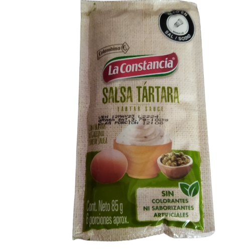 Salsa tártara la constancia sobre 85 gr