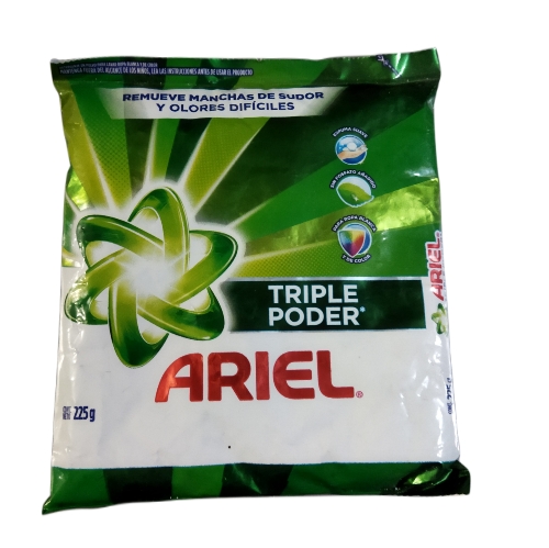 Ariel polvo 225 gr