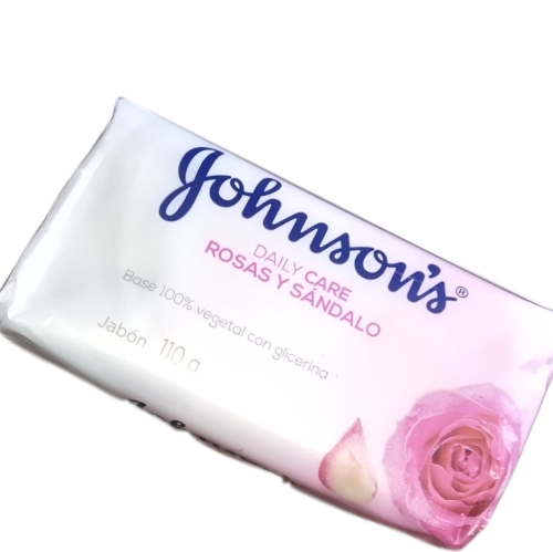 Jabón Jhonson rosas y sándalo 110g