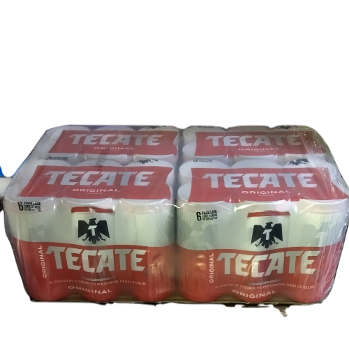 Cerveza Tecate por 24uni de 269cm