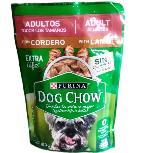 Dog chow sobre adultos 100g
