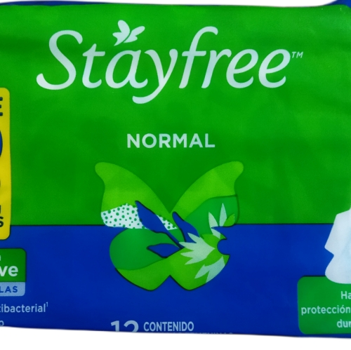 Stayfree normal con alas 10uni