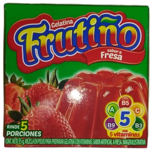 Gelatina frutiño ???? rinde 5 porcio