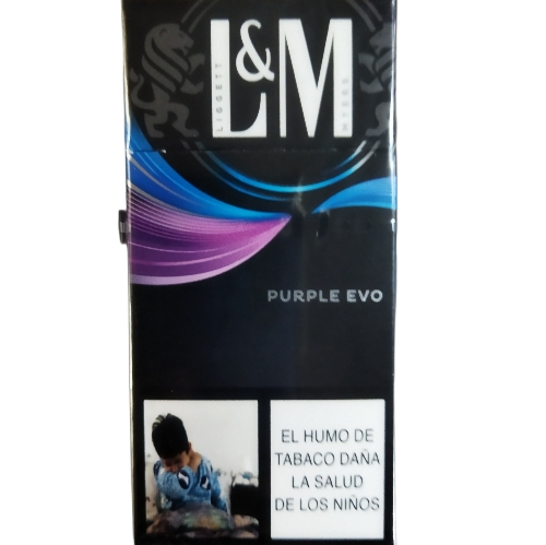 L&M morado por 10 unidades