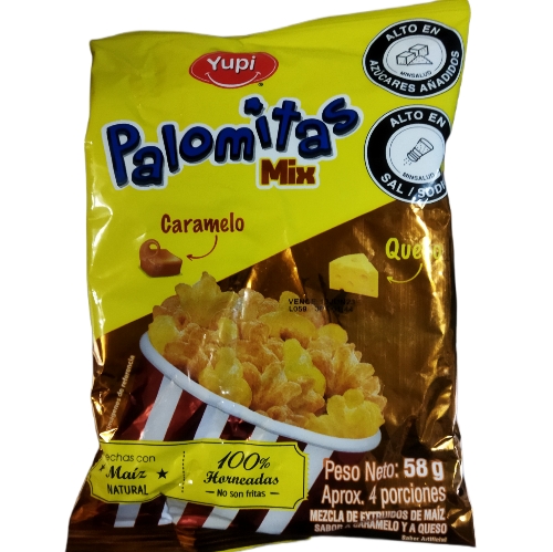 Palomitas mix caramelo y queso 58gr