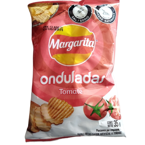 Papitas onduladas tomate 35g