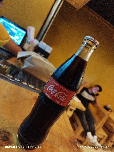 Botella de vidrio para llevar