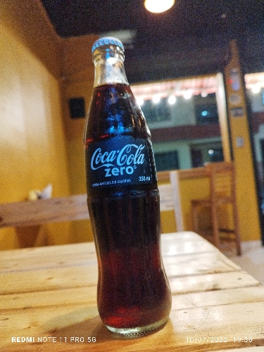Coca cero 350 vidrio