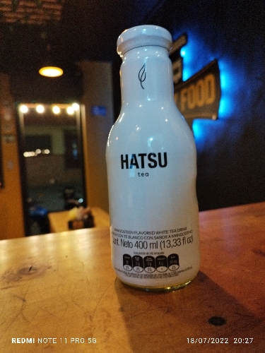 Te blanco hatsu . Mangostino