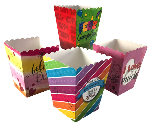 Caja crispetera mediana