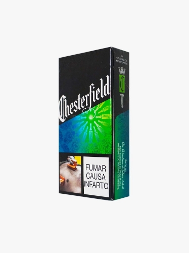 Cigarrillo chesterfield mentolado  x10 unds