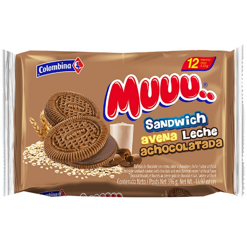 muuu cremosa chocolate x12 x4