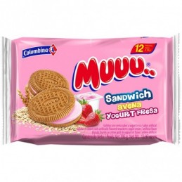 muuu cremosa fresa x12 x4