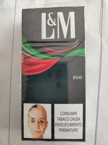 cigarrillo l&m evo rojo