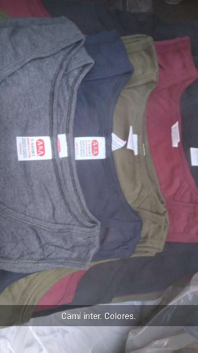 Camiseta unitalla. Tela inter reactivo