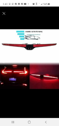 Luz logo trasero Honda CRV 2017 a la 2019