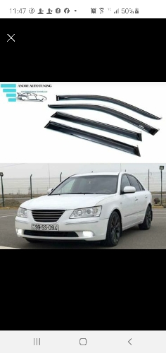 Viseras con bordes niquelado de Hyundai N20 2006 al 2014