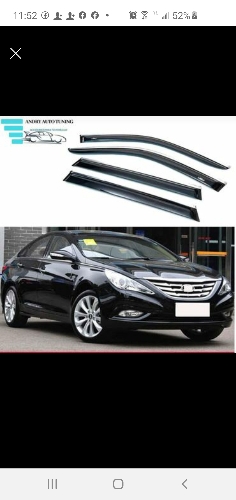 Viseras con bordes niquelado de Hyundai Y20 2011 al 2014