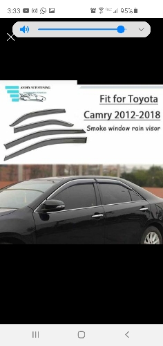 Visera borde niquelado Camry 2012 al 2017