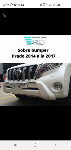 Sobre bomper Toyota Prado 2014 al 2017