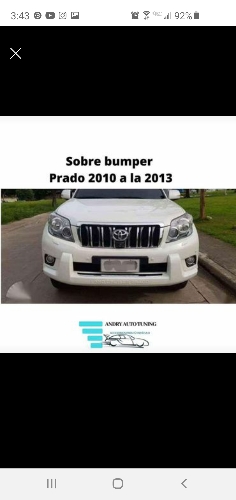 Sobre bomper Toyota Prado 2010 al 2013