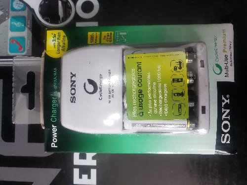 Cargador de baterías Sony premium