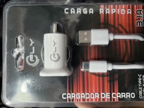 Cargador carro tipo c 3.1