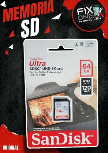 Memoria SD 64GB SanDisk