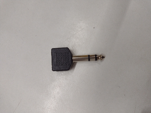 Adaptador 2x 3,5 a 6,5 stereo
