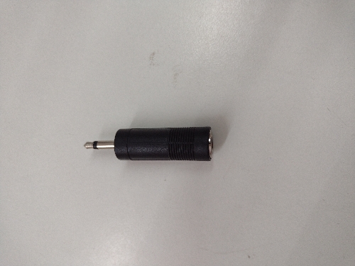Adaptador 6,5 a 3,5 plug mono