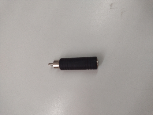 Adaptador plug 6,5 mono a RCA
