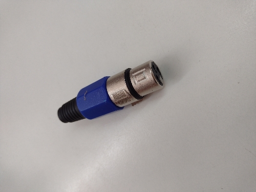 Ficha XLR 3 pin macho canon