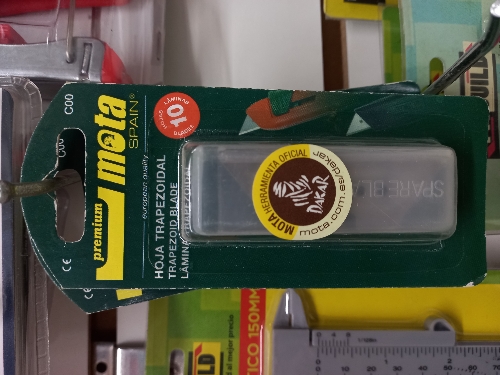 Hojas trapezoidal 10u Mota premium