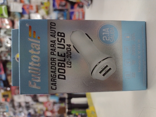 Cargador 12v doble USB Fulltotal
